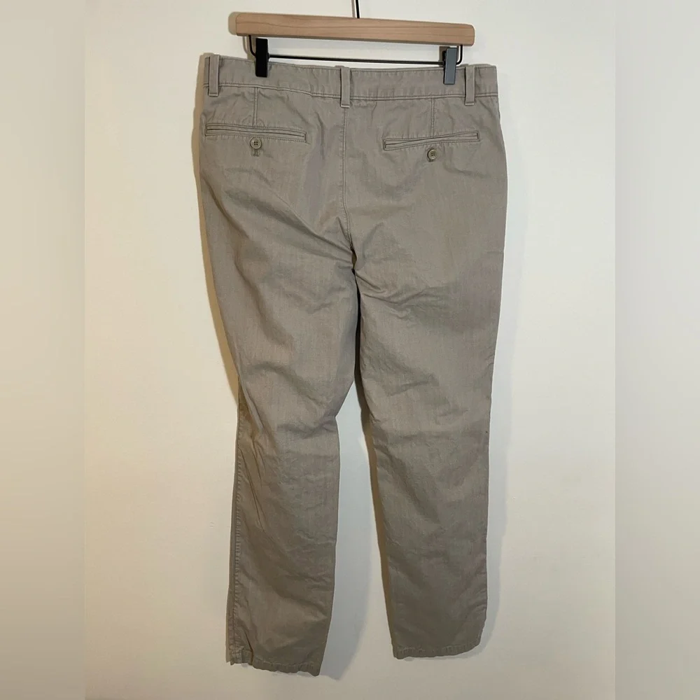 Banana Republic Aiden Pants Chino Stretch 100% Cotton Size 35 x 36 Casual Office